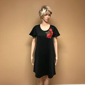 colors by Mia Black mini dress
